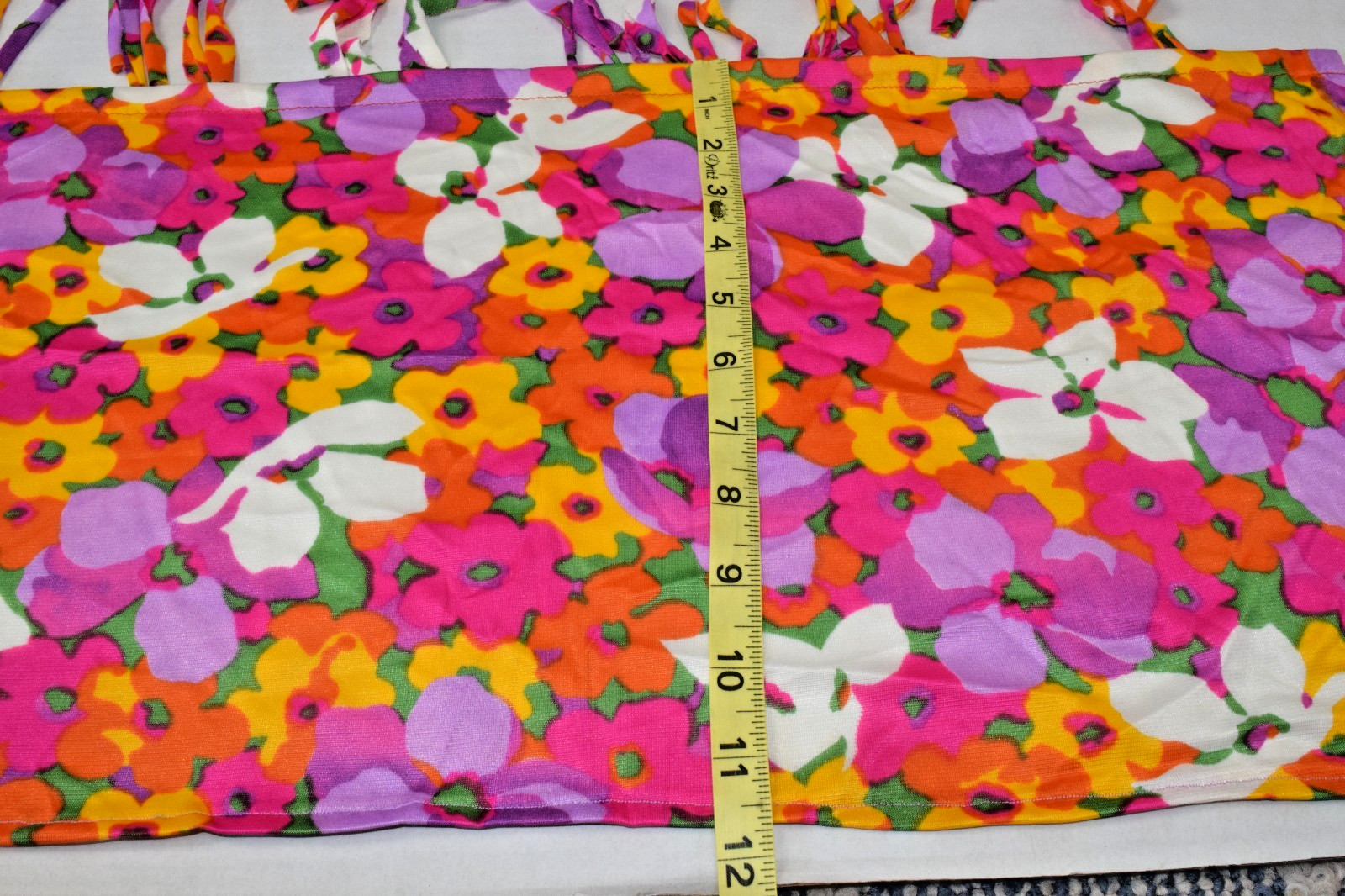 Vintage Shoulder Shawl And Bandeau Wrap Set Paulette 50s Tropical Swimwear