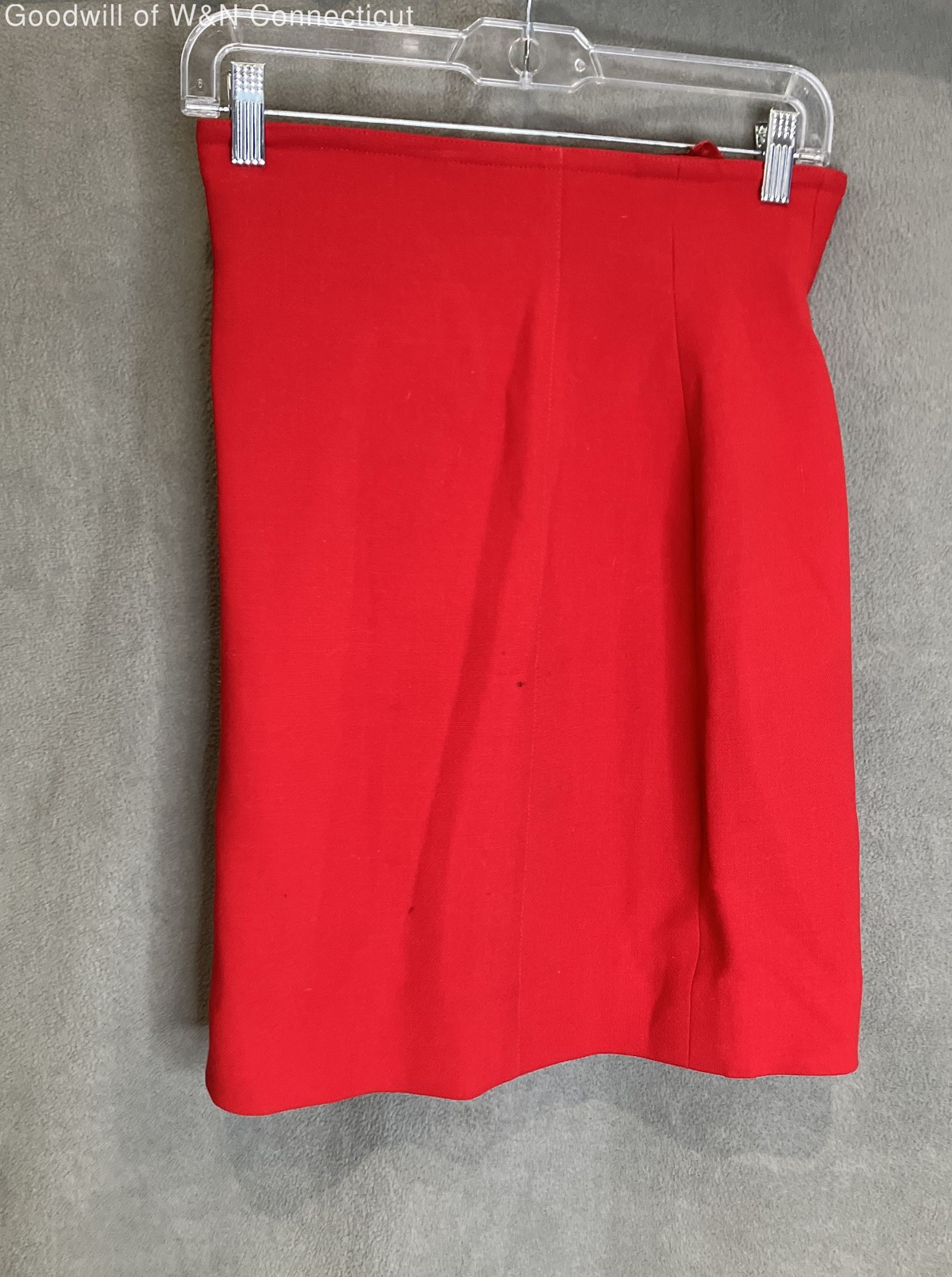 Vintage 80s Escada Margaretha Ley Women’s Red 100% Wool Skirt W. Germany Sz 36