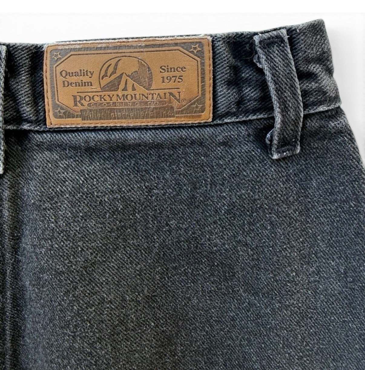 Vintage Rockies Bareback Black High Rise Western Mom Jeans Tag 26 Measures 24×35