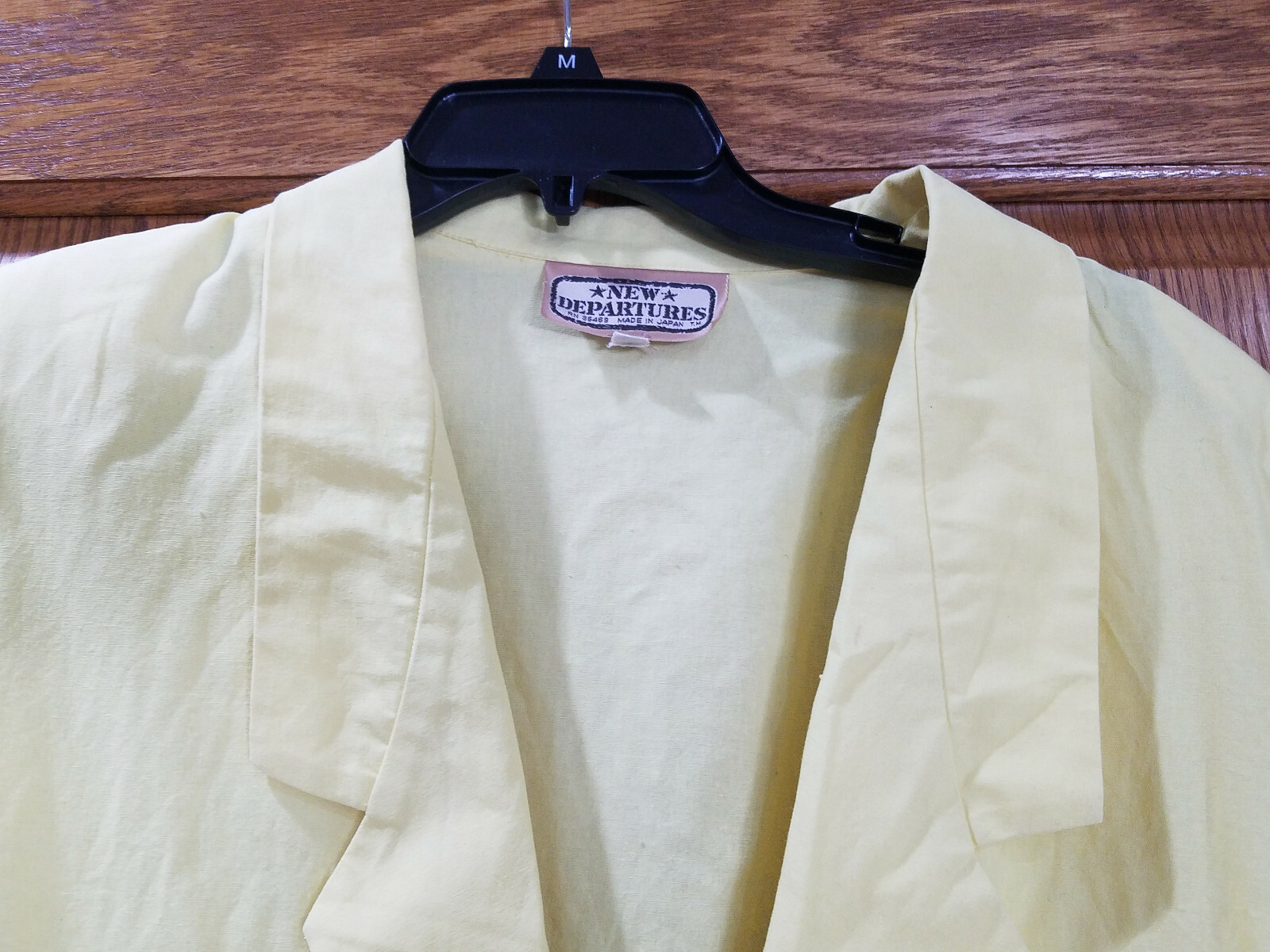 Vtg New Departures Women’s Light Yellow Jacket Suit Coat Blazer Sz M