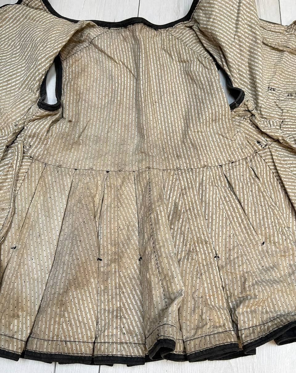 Antique Ukrainian Folk Women’s Waistcoat Yupka Svytka Korsetka Zhupan 1930-40s