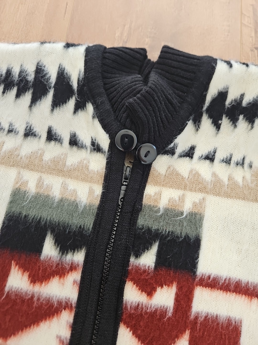 Tejidos Chalampuente Alpaca Wool Otavalo Ecuador Sweater Poncho Shawl One Size