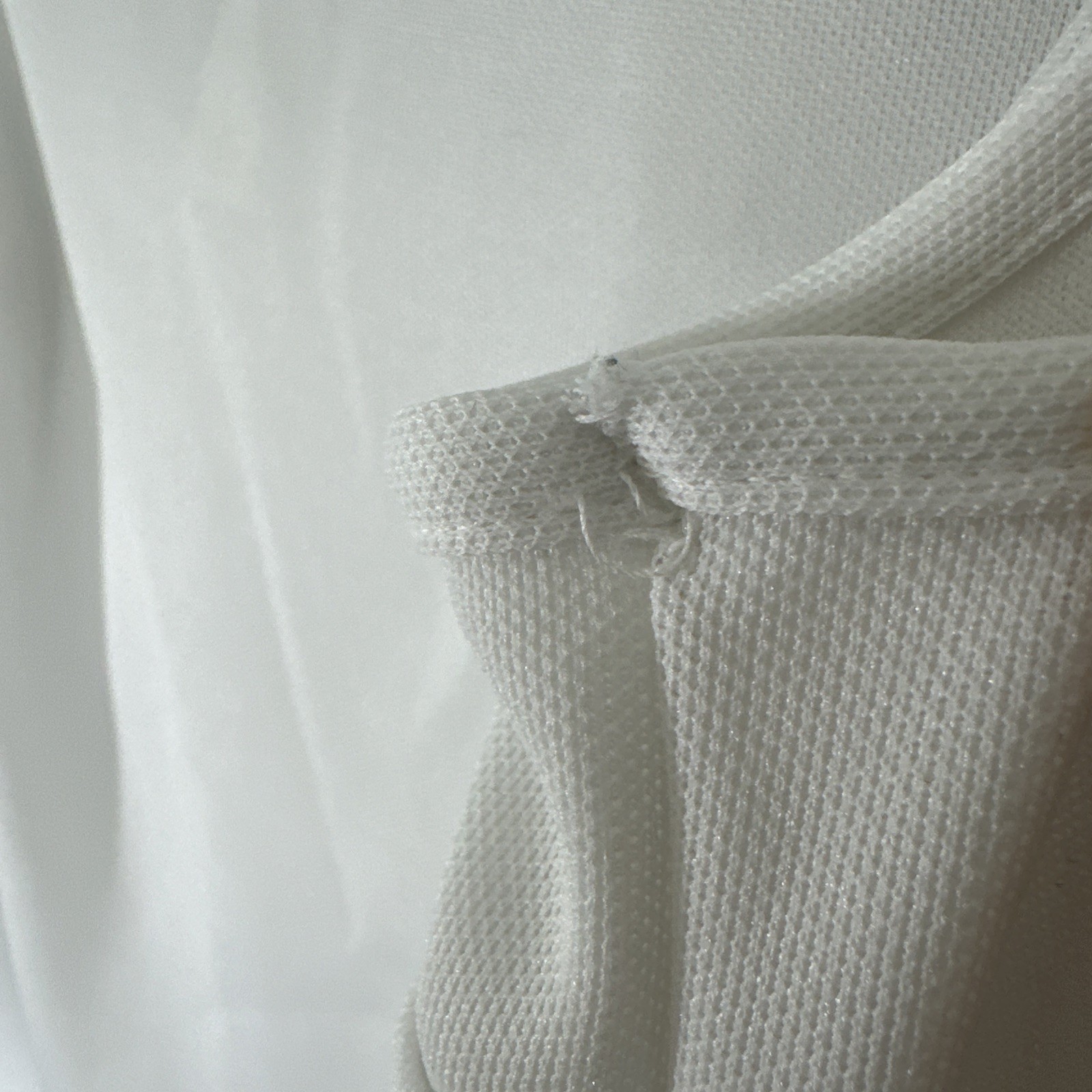 Vtg 70’s Mod Women’s Sport Top *XL/1X 14W/16W Chest White Sleeveless Back Zipper