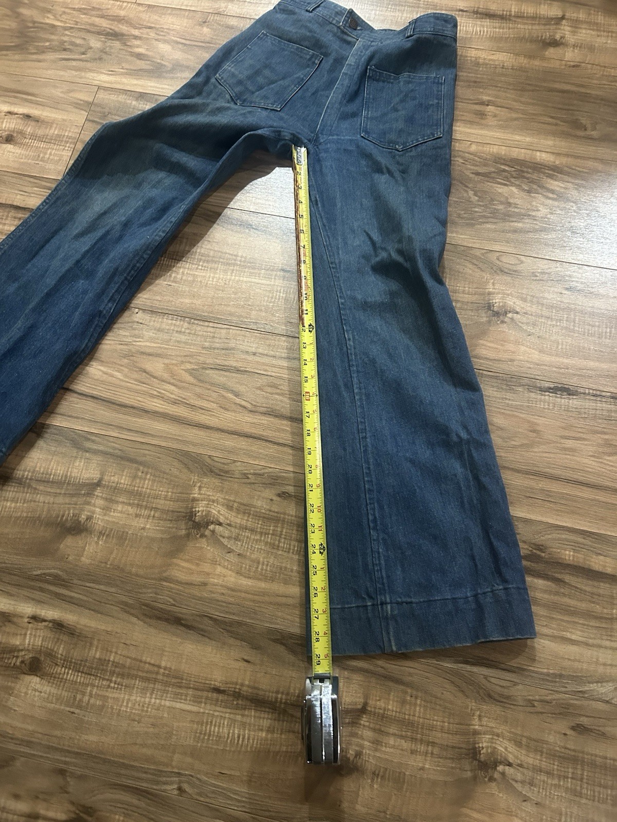 13 Star USN Waves Denim Trousers WWII 1950s Size 25”x29” Military Denim Army USA