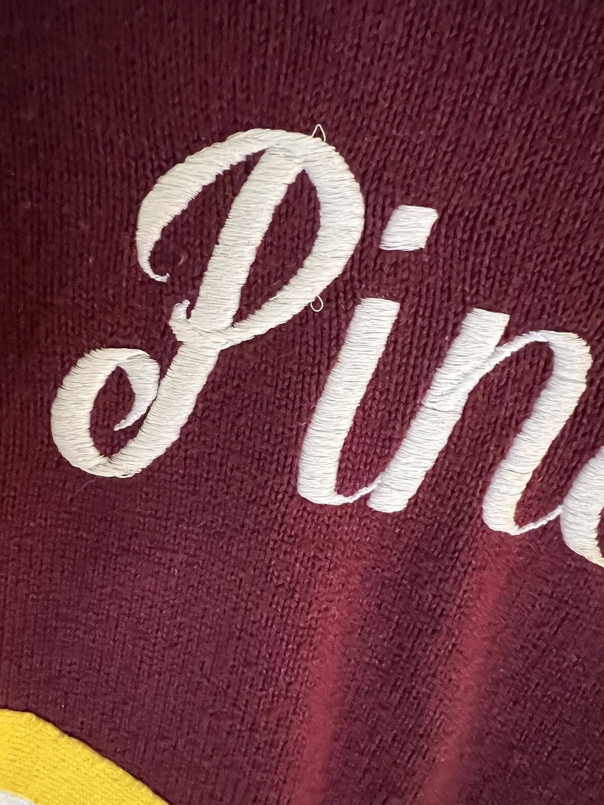 Vintage Piner Varsity Spirit Fashions Cheer Sweater Size 38 Made in USA