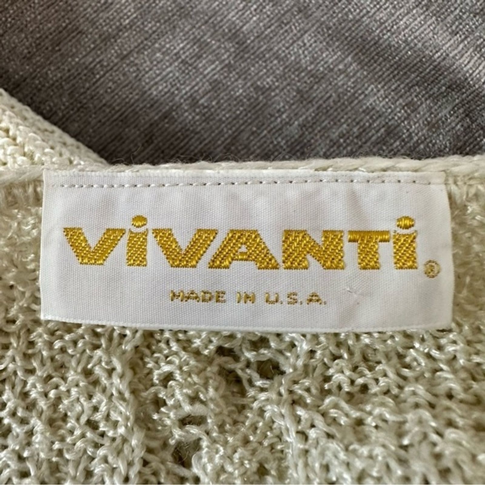 Vintage Vivanti Cottagecore Crochet Sweater Set 70’s Grandmacore