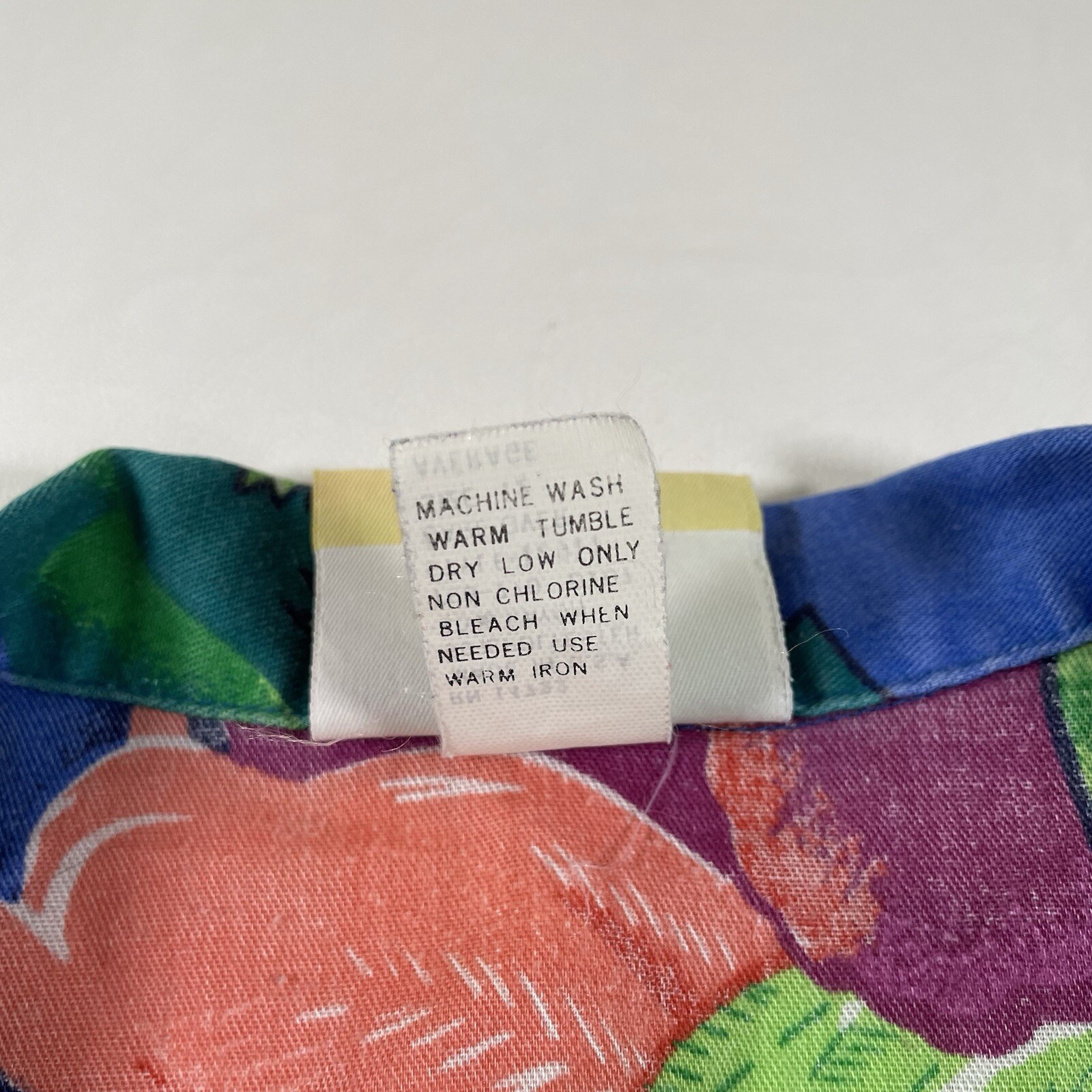 Vtg Cheryl Tiegs Button Shirt 12 Average Tropical Florida Flamingo Graphic AOP