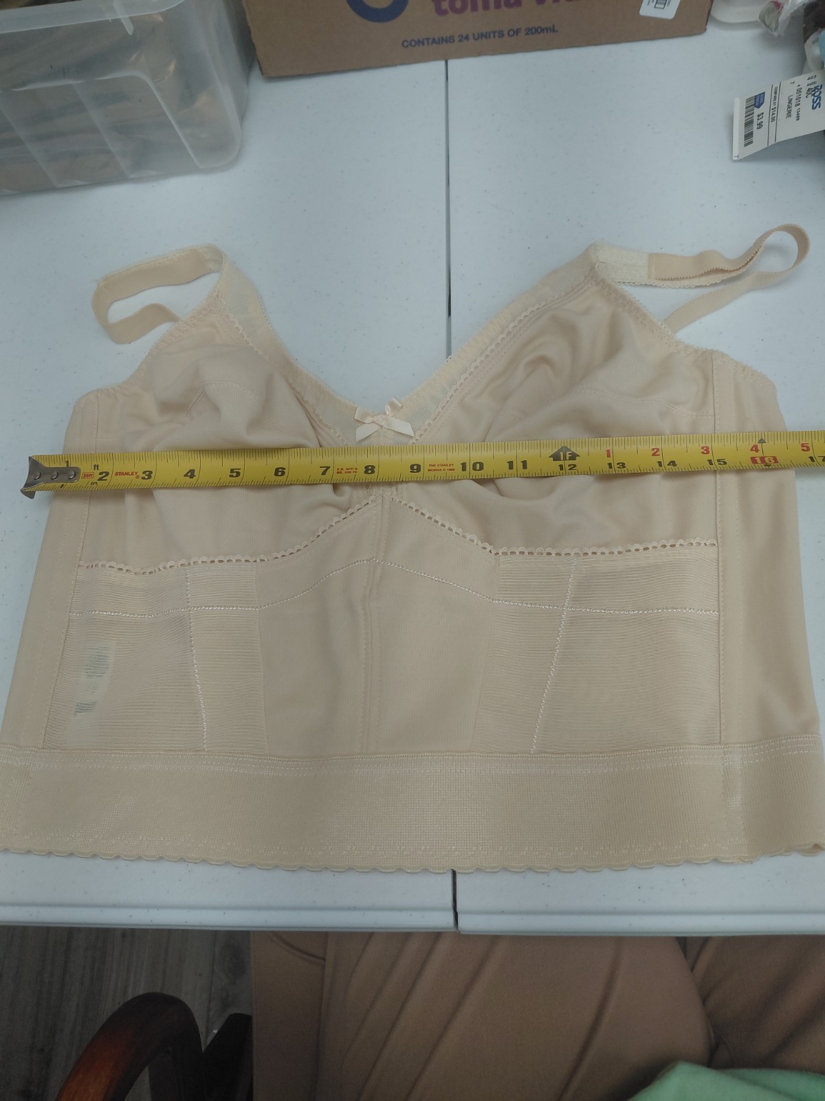Vintage Crown-nette Longline Bra Size 42D