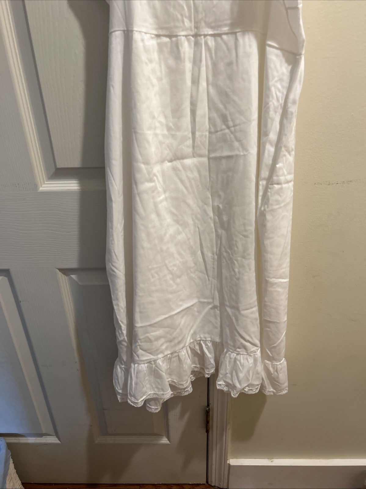 Vintage Pinehurst Cotton Full Slip 40 Prairie Cottage Core Dacron Blend Nylon