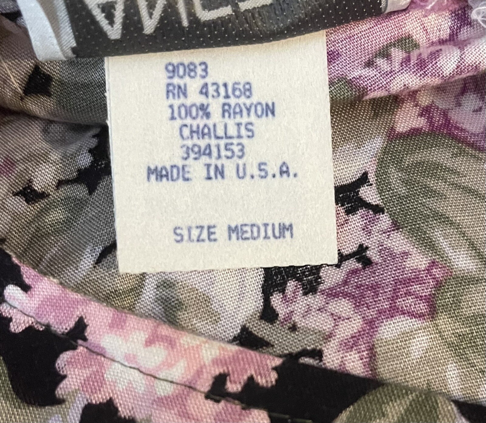 VTG 80s Langtry Floral 2 Piece Jumper Shorts Blouse Pink Flowers Medium Mom