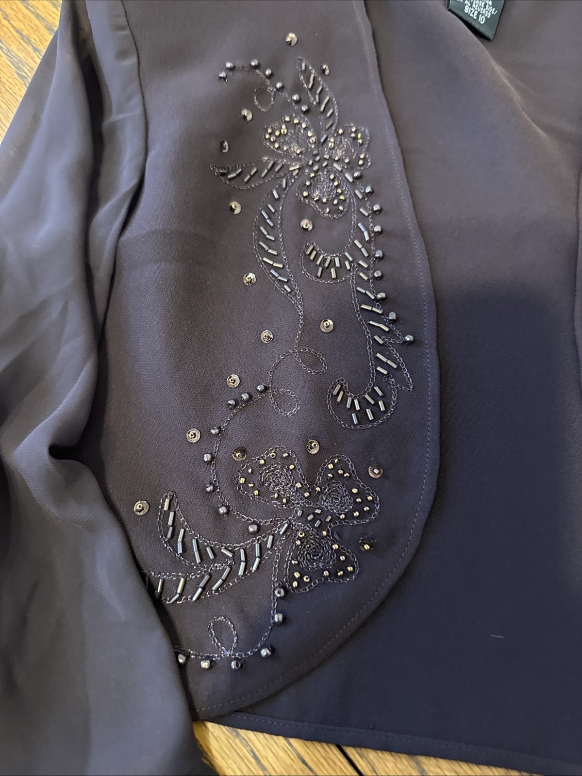Vintage 1980s Whimsical Fairy Whimsygoth Shoulder Pad Blouse In Excellent Con