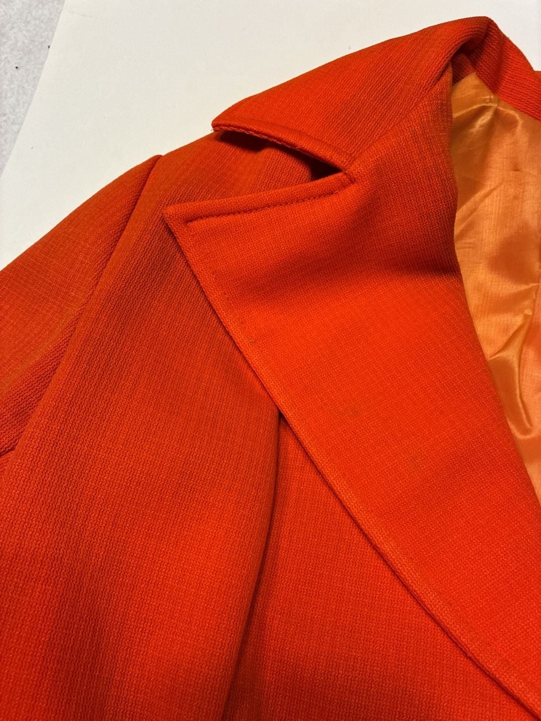 Vintage 1970s Prior Westerns Denver Orange Blazer Jacket