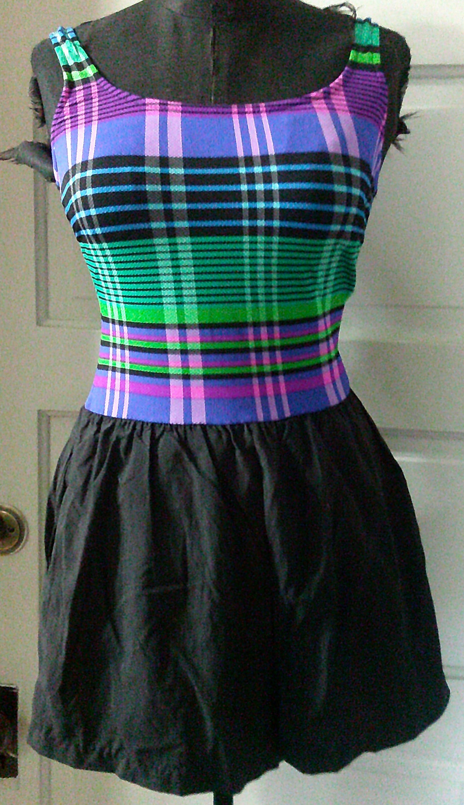 VINTAGE 70’s GABAR Ladies 1 Piece Tank Swimsuit Built in Bra 8