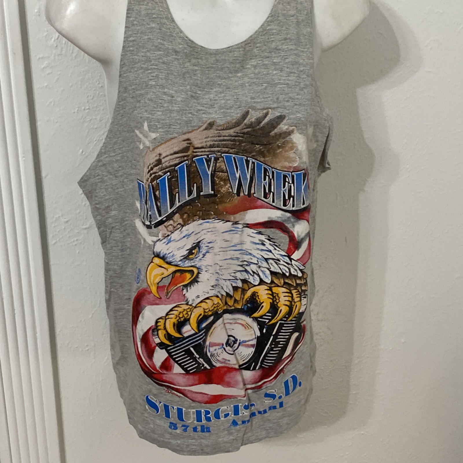 Sturgis MotorCycle Classic South Dakota Biker Tank Top Small S