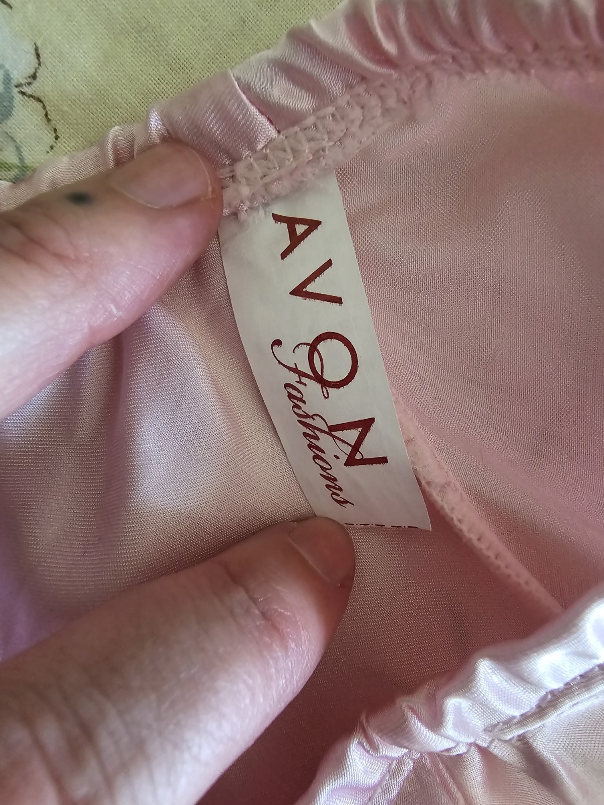 Vintage 80s 90s Pink Satin Avon Shorts Womens XS Small Romantic Sleepwear