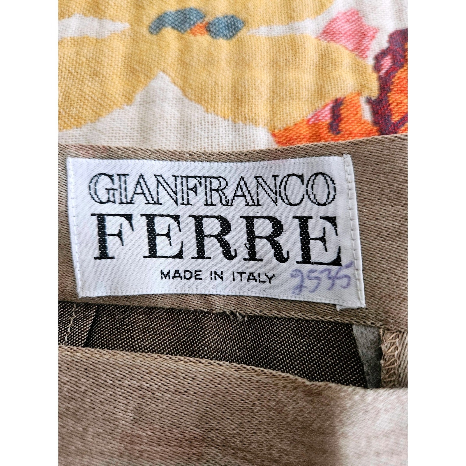 Gianfranco Ferre Studio 0001 Suit IT 40 US 4/6 Silk Lambswool Blazer VTG Italy