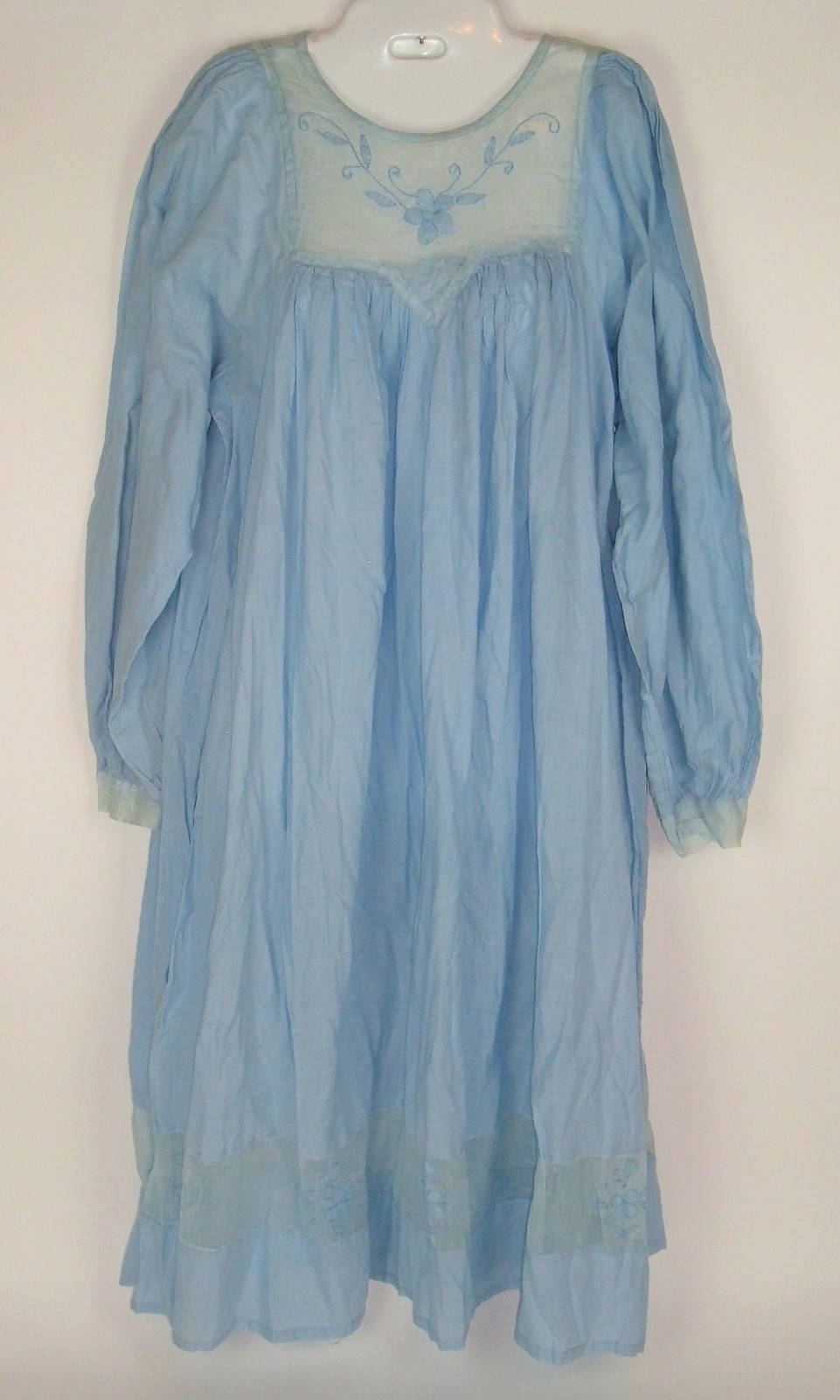 Vintage Dress 70s Floral festival India Boho Hippy Cotton M Orients Exclusive