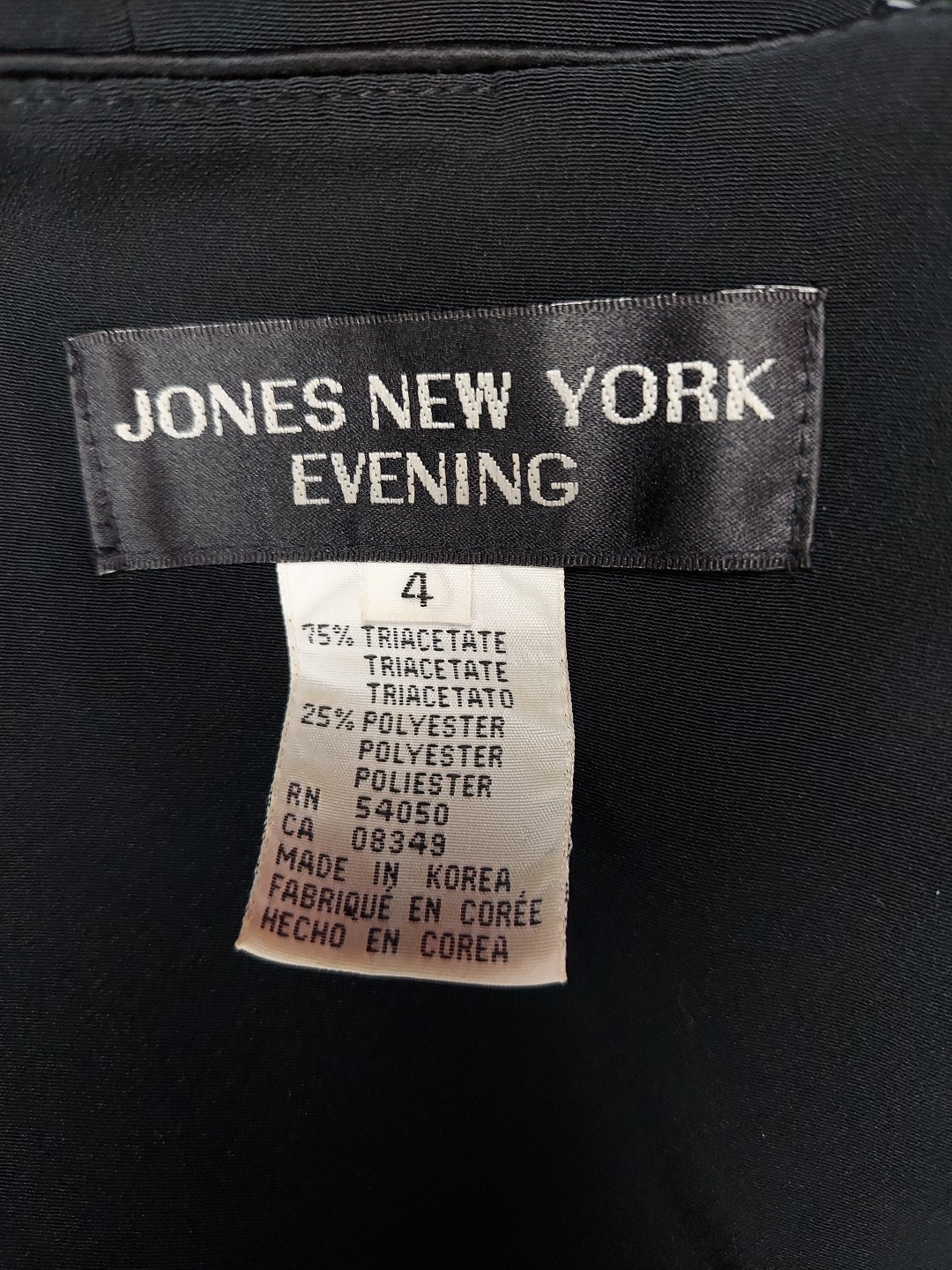 VTG 80/90s Jones NY Evening Cocktail Gown 4 Maxi Elegant Holidays Minimalist