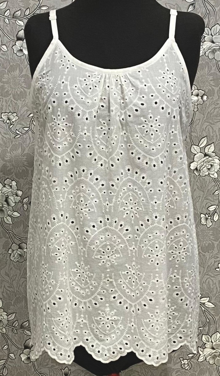 SoieRose Ivory Cotton Victorian Nightgown SR-1261