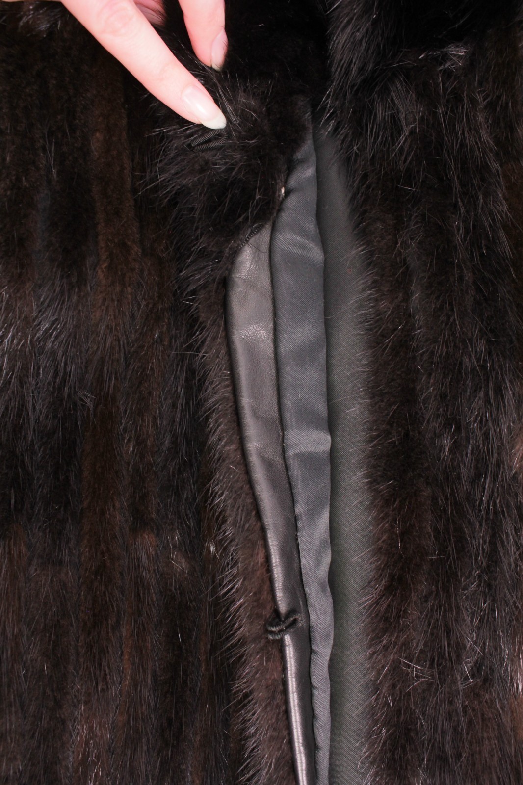 VTG Women’s Chocolate Brown Mink Fur Jacket / Coat S/M Alaskan Furs / Saga Mink