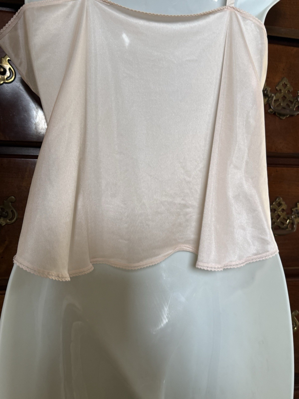 Vintage Maidenform Sweet Nothings Lace Camisole Cami 36 Pink Peachy Color