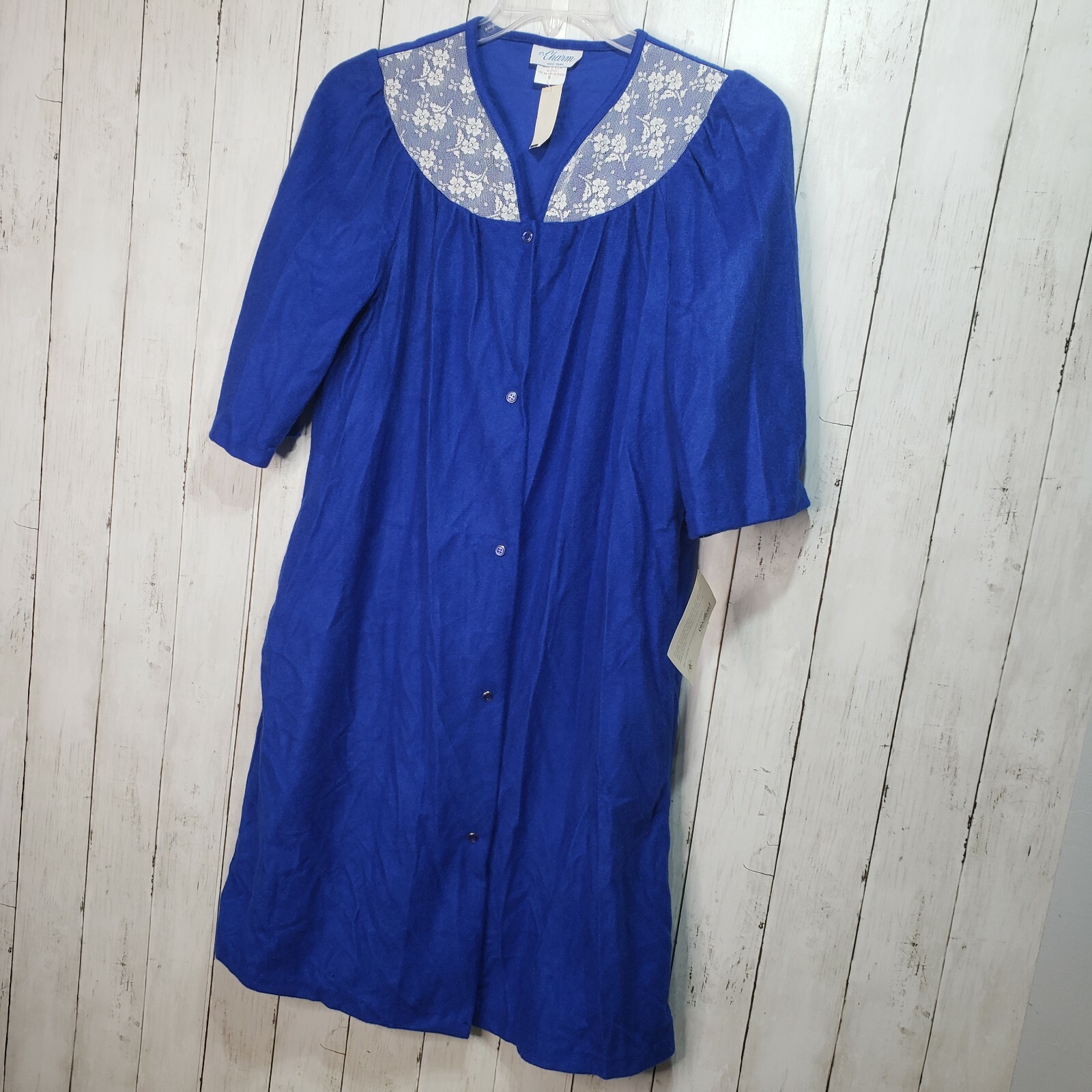 Vintage NWT Deadstock It’s A Charm Robe Housecoat Size Medium Cottagecore USA