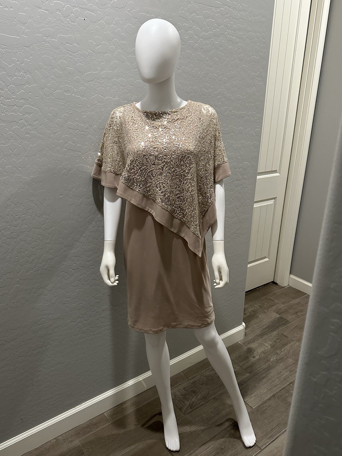 Vintage R & M Richards Cocktail Party Evening Dress Size 6P Petite