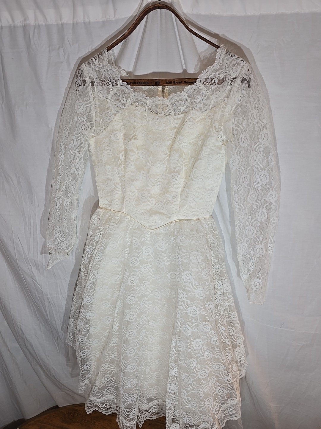 1950’s Lace Party Dress, Mid Century Prom, Wedding, Cocktail Dress