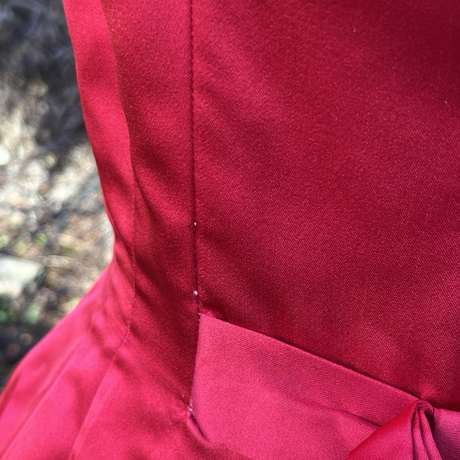 Vintage Ceil Chapman Dress 50s Red Spaghetti Straps Rare 🍒🍒 Bow