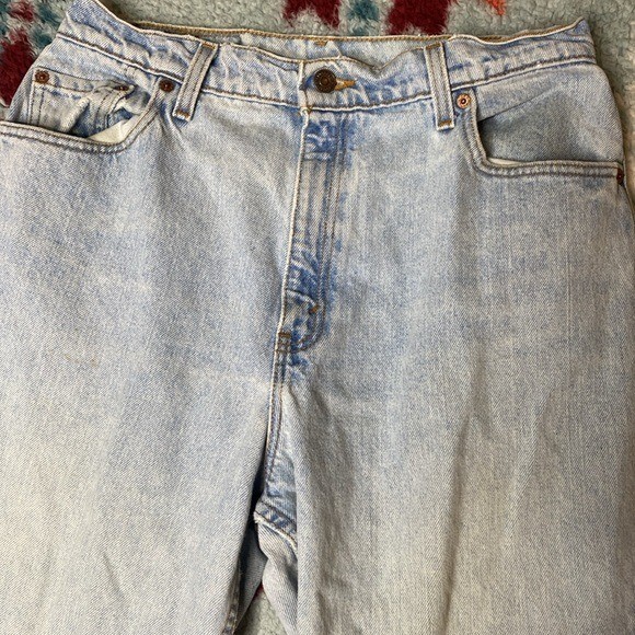 Levi’s 551 vintage 90’s tapered leg jeans relaxed fit 14 long 30″ waist