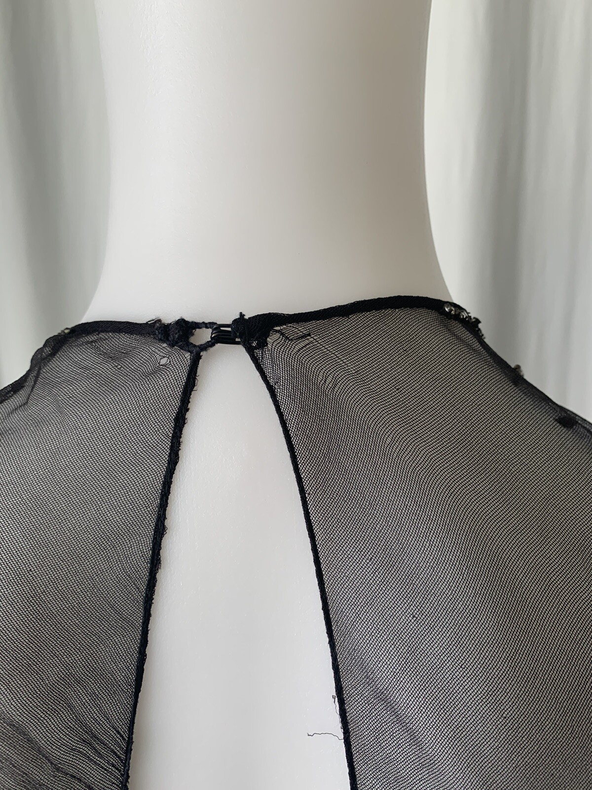Vintage 70s Molli par is Matte Jersey With Rhinestones Embellishments Size S