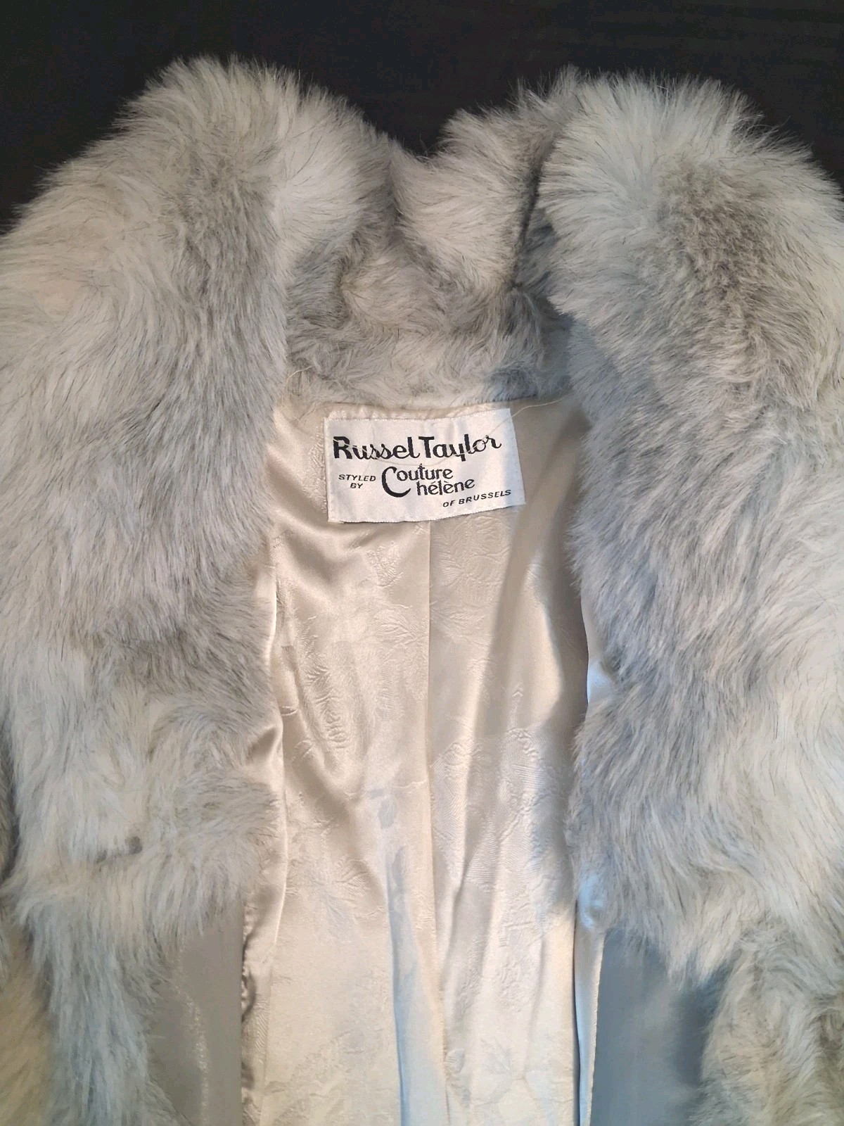 Russel Taylor Vintage Signature Collection Faux Fur Coat. 1950s – 1970s.
