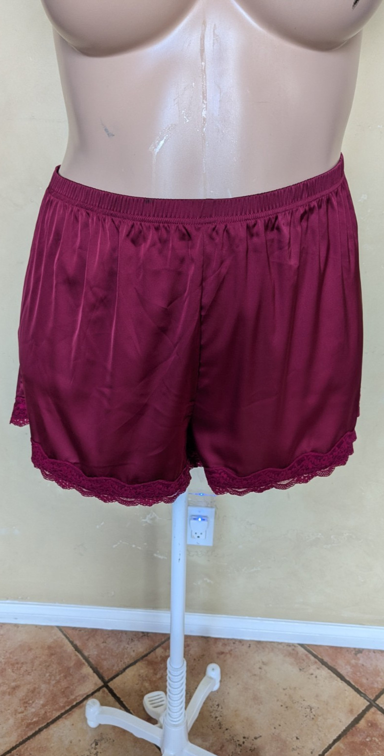 Silky Soft Shiny Lacy Pettipants Bloomers Womens Lingerie Plus Size 26W