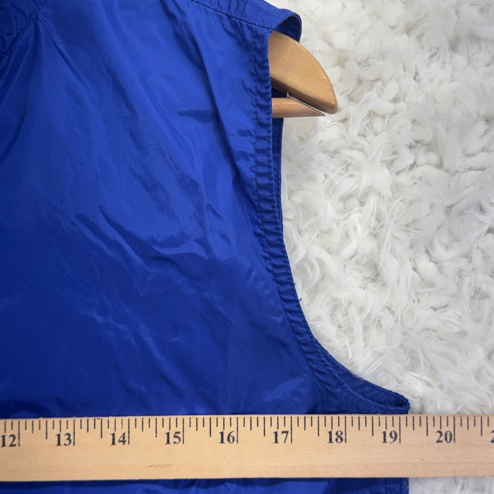 Calvin Klein VTG 90s Nylon Vest Sz M Blue Gorpcore Streetwear Sleeveless Jacket