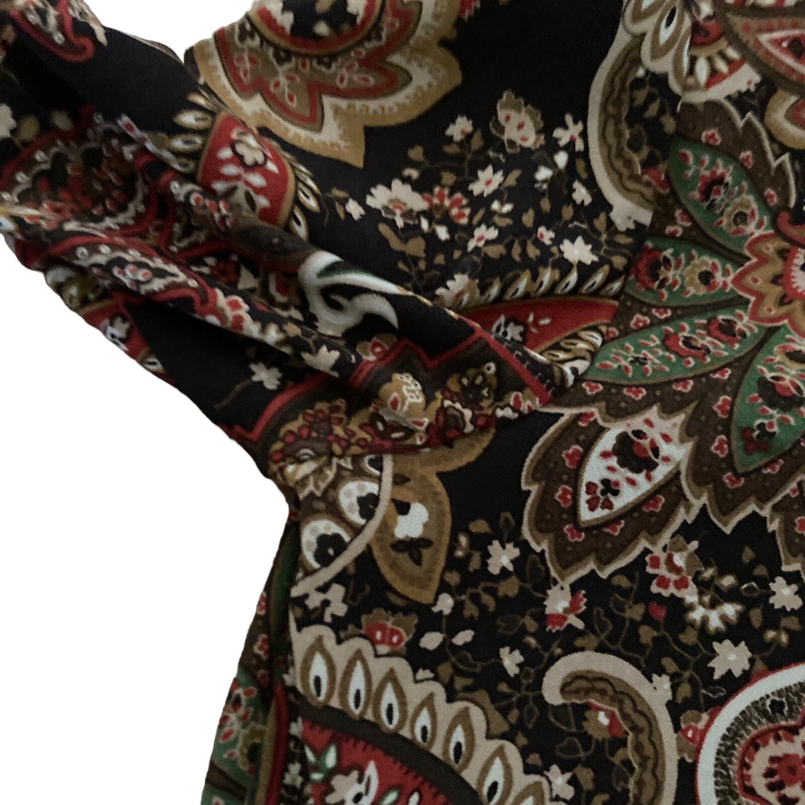 Vintage BRIGGS New York Cropped Button Up Jacket Sz PM Shoulder Pads Grannycore