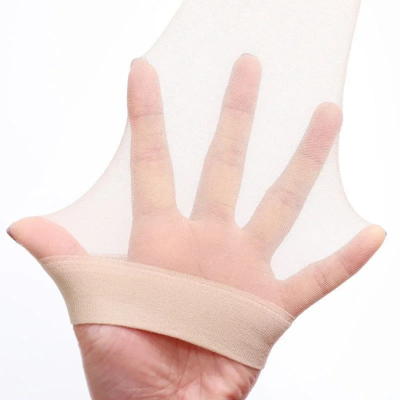 5 Pairs Ultra-thin Nylon Stockings Transparent Elasticity Ladies Knee Sock