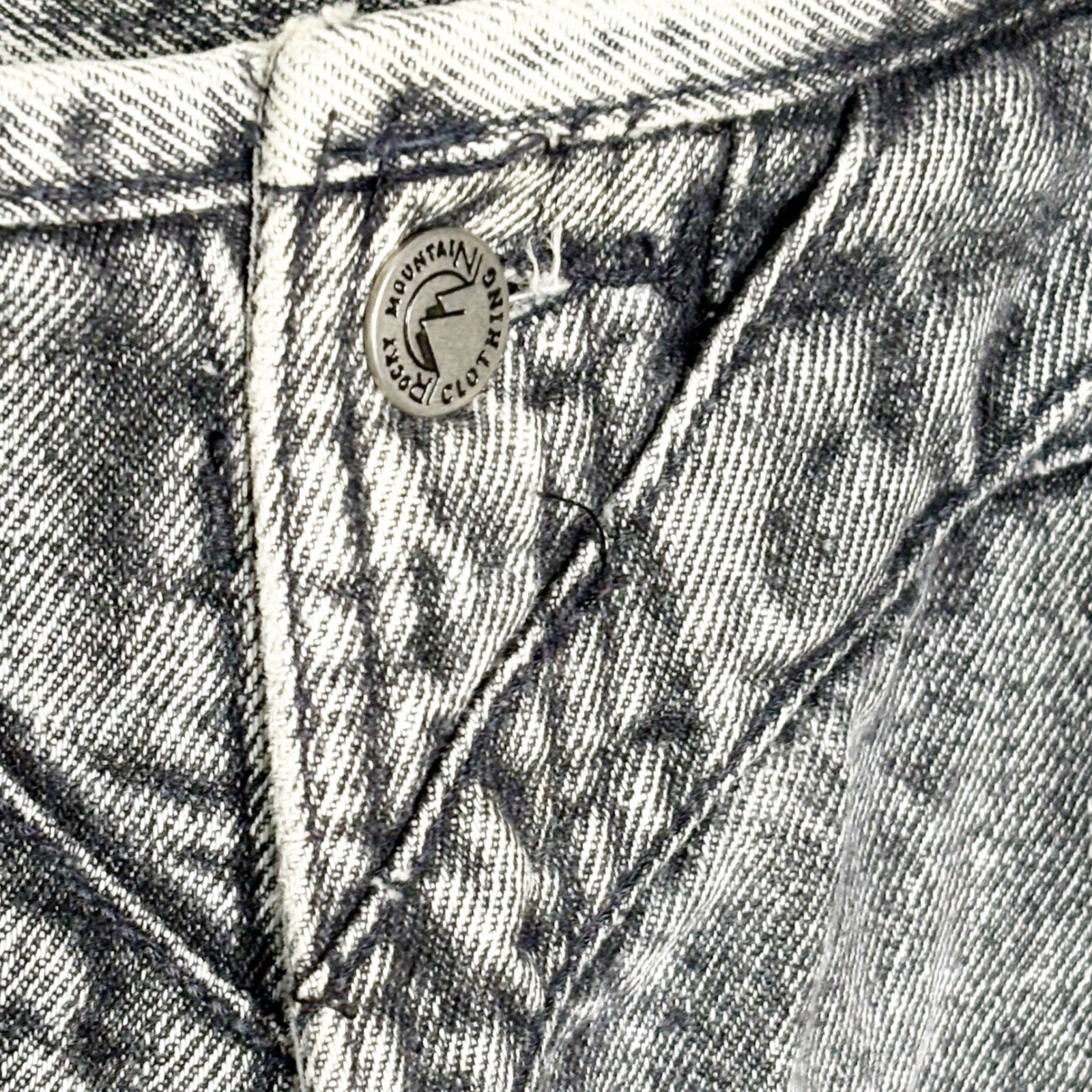 Vintage Rocky Mountain Bareback Acid Wash High Rise Western Jeans Size 25 USA