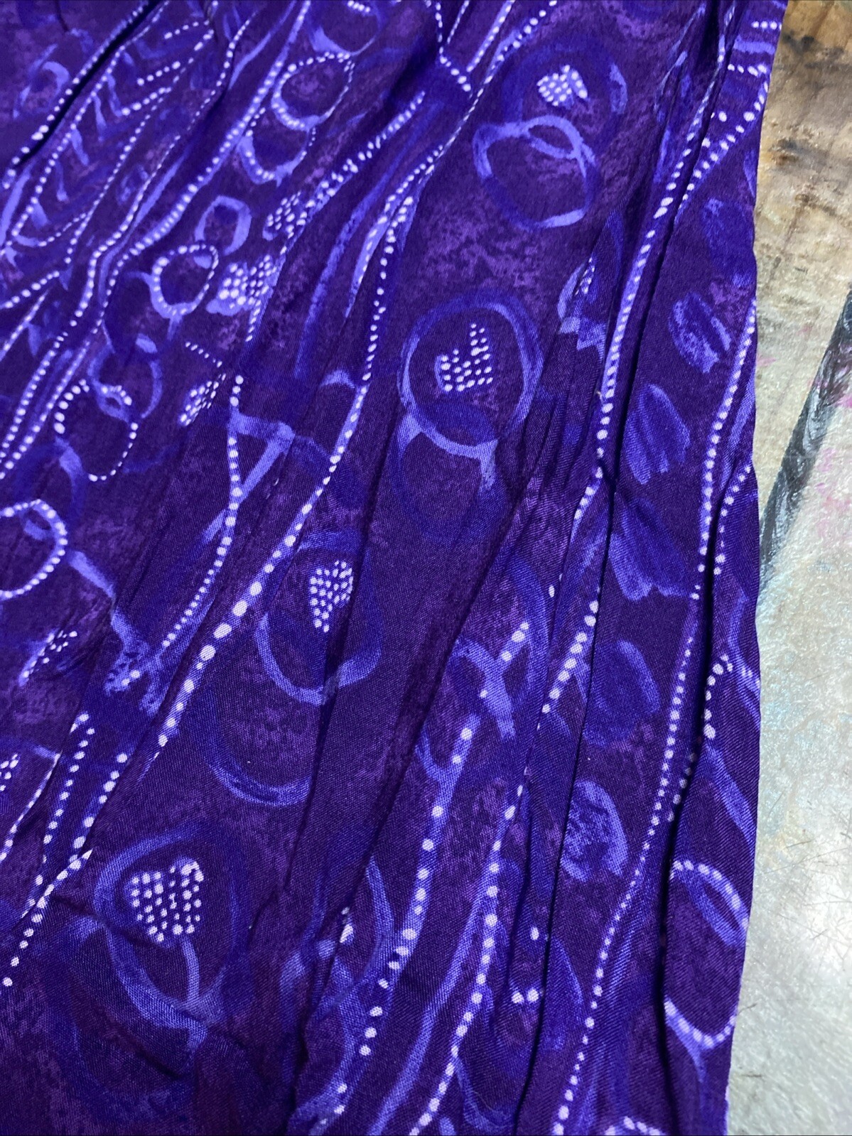 Vintage 70’s Molly Mallow Petite Purple Casual/Party Dress/ Jacket Size 8
