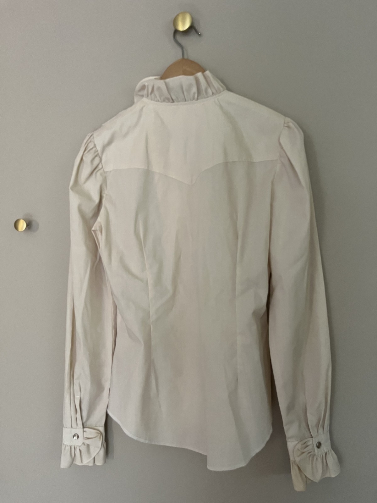 Beautiful Vintage H Bar C California Ranchwear western shirt Women’s 34 Ivory