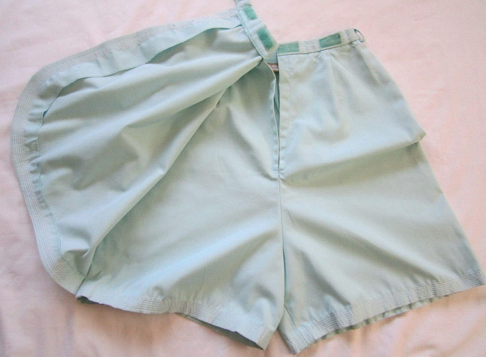 Vintage 60s MCM Mod Gogo Scooter Skort Shorts Mini Skirt Culottes 10 Koret Calif