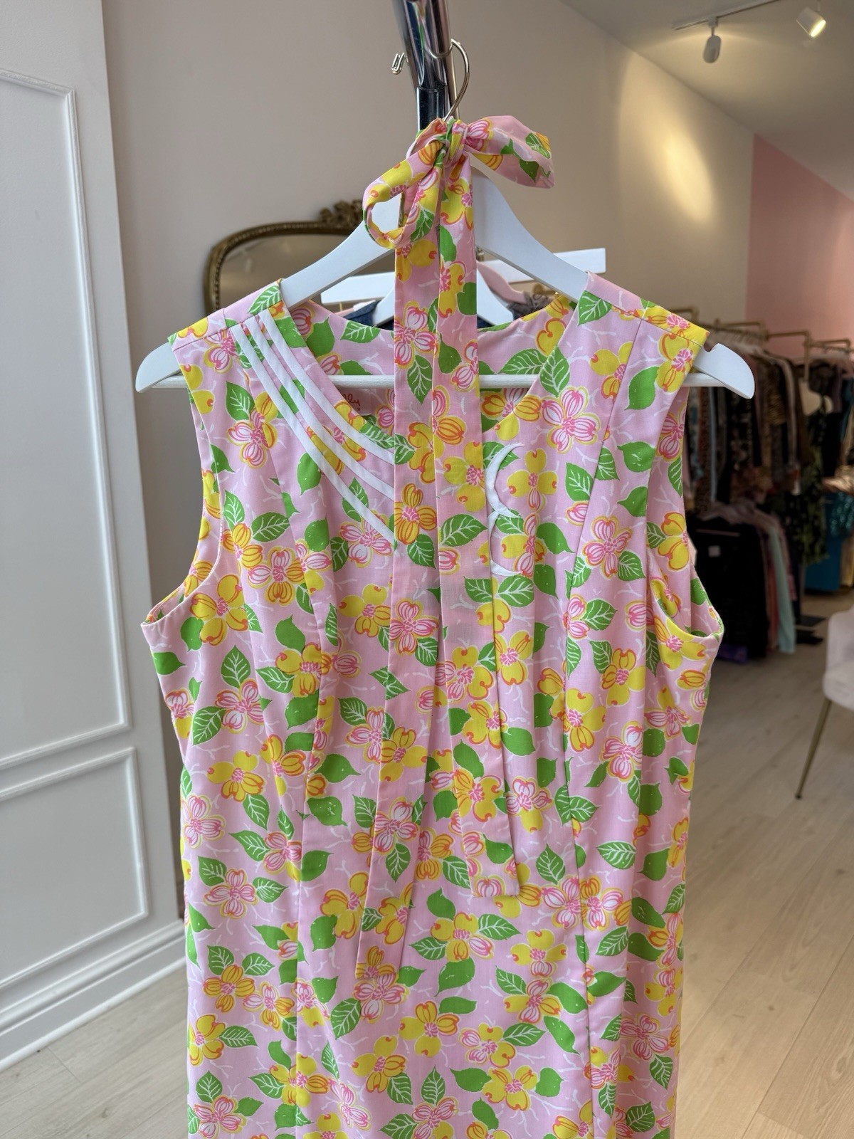 Vintage The Lilly Pulitzer Dress 38 Inch Waist 60s/70s Magnolia Pink Zuzek Plus