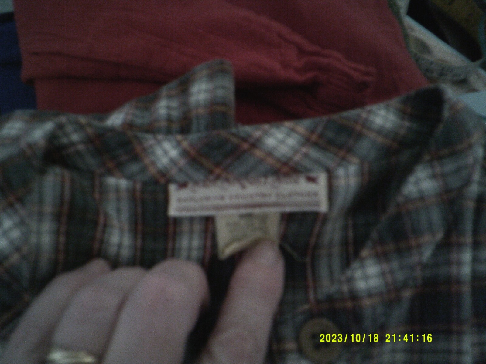 AUNT ABIGAIL’S ATTIC „Exclusive Country Clothes” Preowned Plaid Prairie Dress