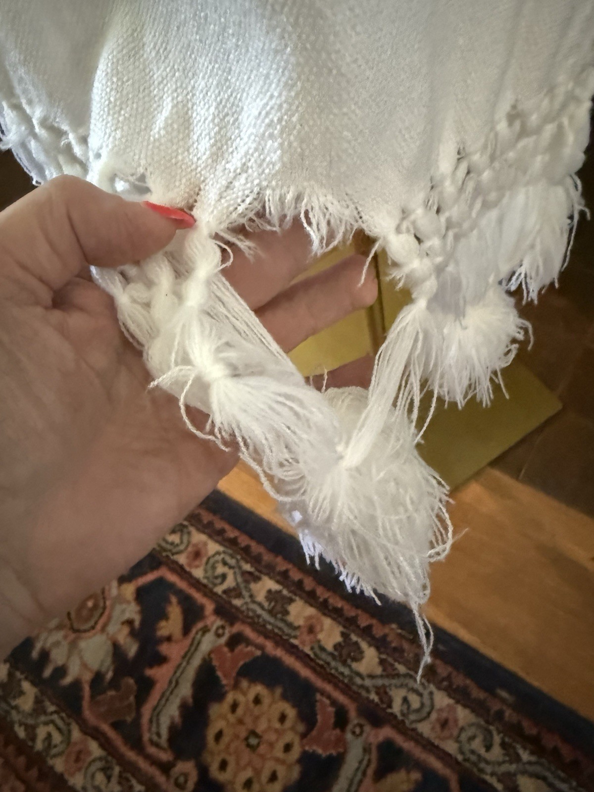 VINTAGE 1960’s Tipicano Mexican Tassel Fringe Top Boho Resort Cruise Mod Small