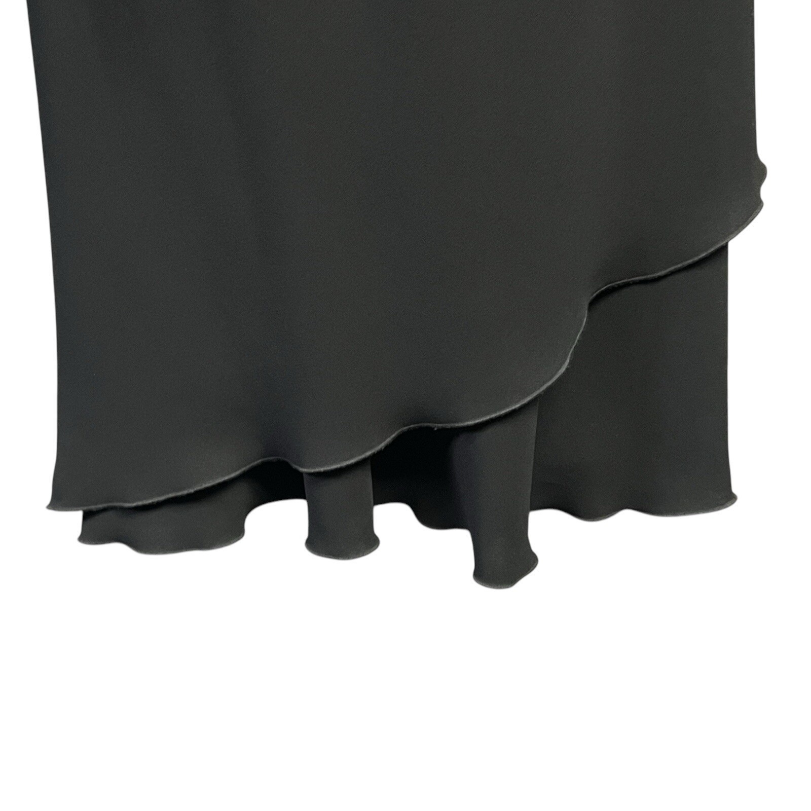 VTG S.L. Fashions Dress 14WP Black LBD Short Sleeve Envelope Hem Classic Elegant