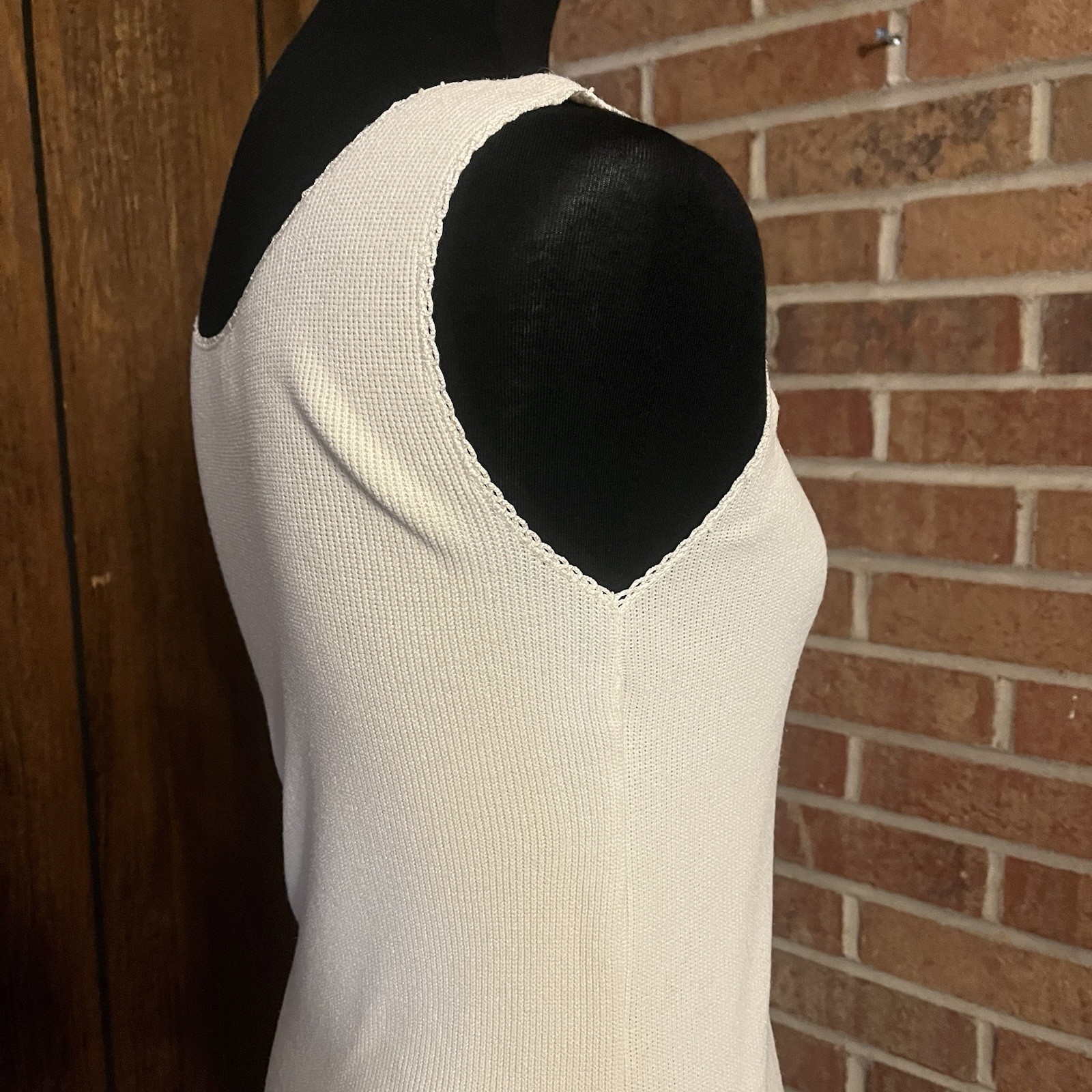 Vintage 70’s Designers Originals Women S Action Knit Antron Nylon Tank Top USA