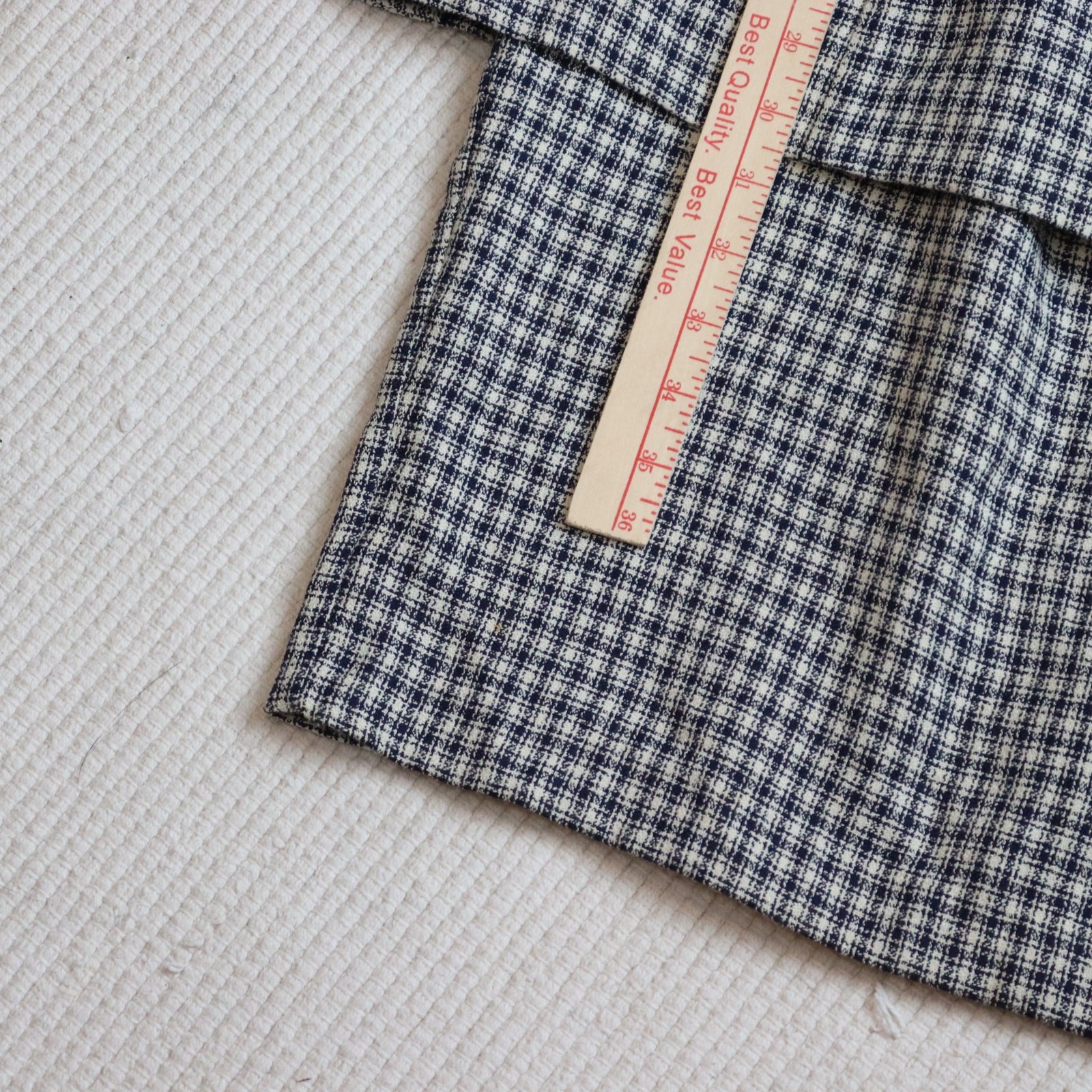 Vintage 90s Clues Collections Checkered Dress Size 14 Made in USA