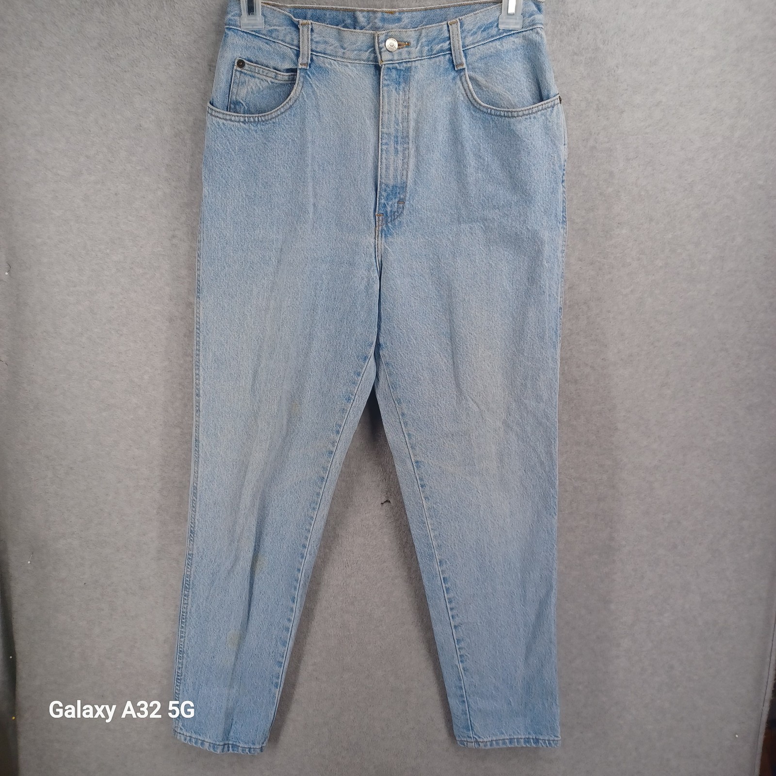 Vintage Gitano Mom Jeans Women’s Size 12 Tall High Waist Light Wash Denim READ