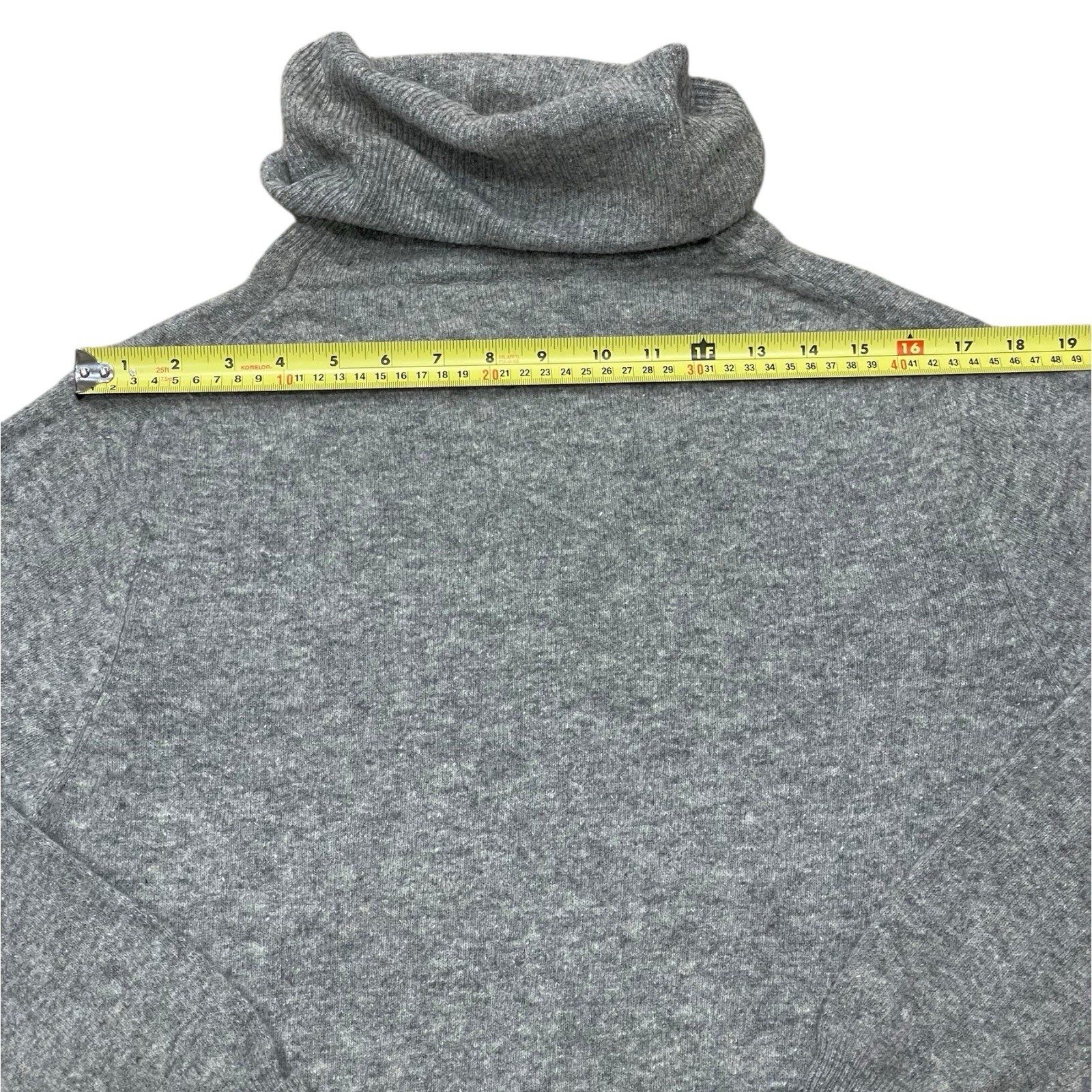 Vintage John Meyer Women’s M Lambswool Angora Wool Sweater Turtleneck Cowl 80s