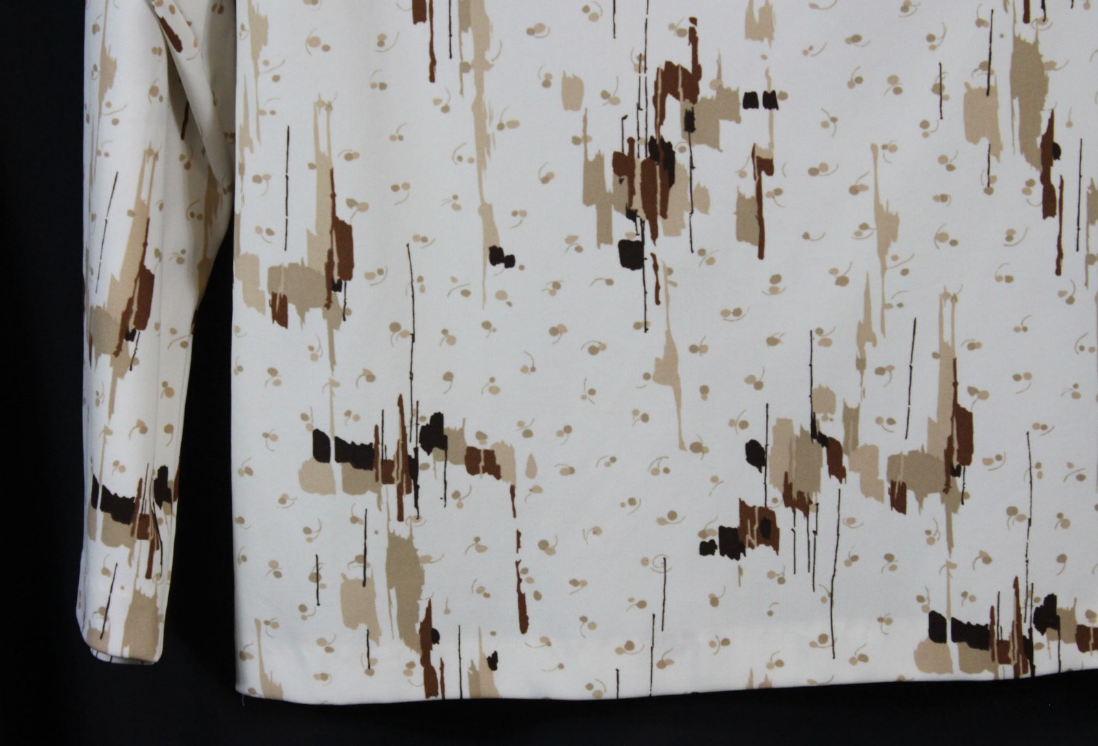 Vtg Ko Ko Knits Shirt Top Blouse Polyester Tie High Neck Grannycore Modest 12