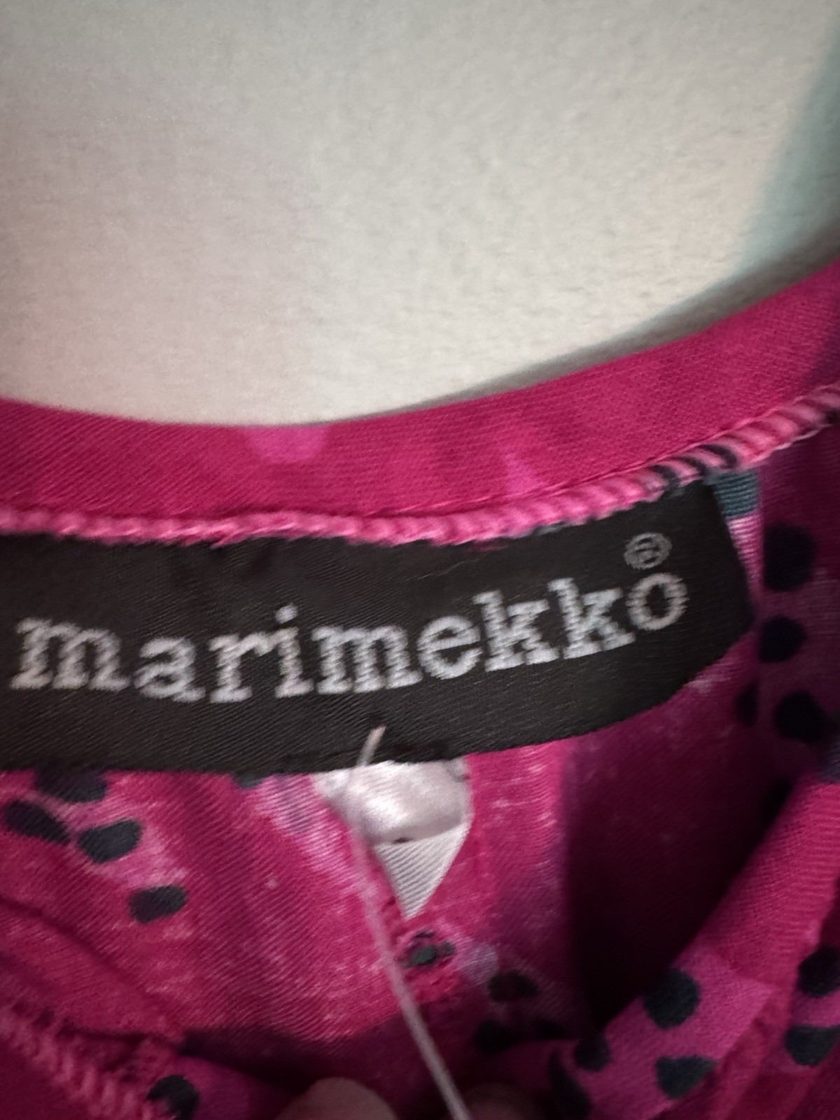 NWT Rare RAKKAUSKIRJE Marimekko Love Letter Dress in TARJA Vintage Small Pink